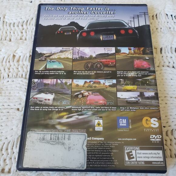 Sony PS2 Bundle Of 3 Racing Games: Gran Turismo 3, Corvette, R:Racing Evolution - Picture 6 of 10